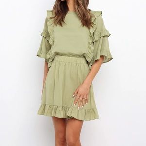 ALESSIA SKIRT - GREEN